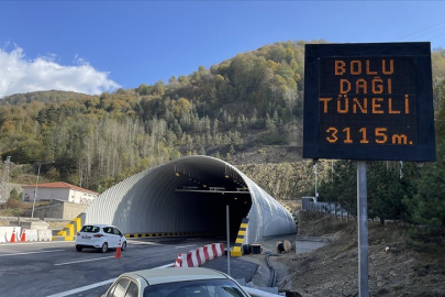 Yenilenen Bolu Dağı Tüneli trafiğe açıldı