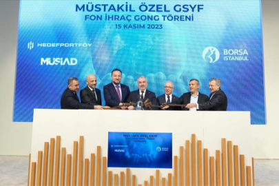 Borsa İstanbul'da gong Müstakil Özel GSYF için çaldı