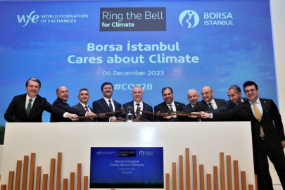 COP28'e destek için Borsa'da "İklim" gong töreni düzenlendi