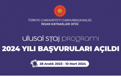 Ulusal Staj Programı başvuruları başladı