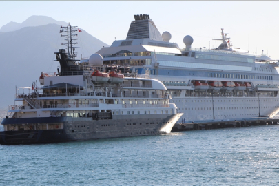 Alanya'da kruvaziyer turizminde hareketlilik