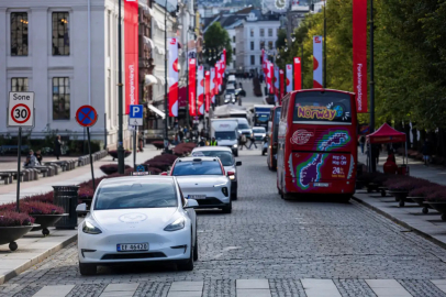 Norveç caddelerindeki yeni araçların neredeyse tamamı elektrikli