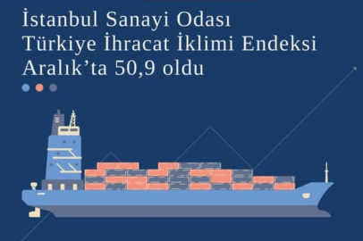 İSO Türkiye İhracat İklimi Endeksi Aralık’ta 50,9 oldu