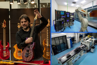 Shark Guitars, robot sistemli gitar fabrikasını faaliyete geçirdi