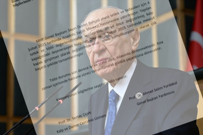 MHP Lideri Bahçeli kalp kapağı operasyonu geçirdi